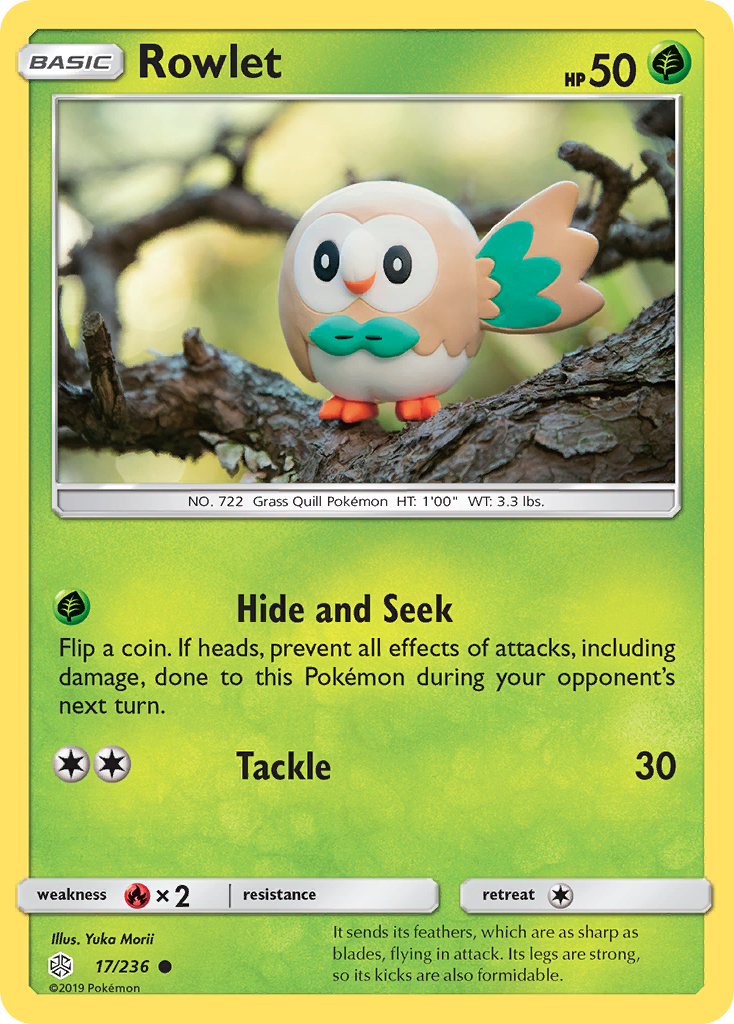 Rowlet (17/236) [Sun & Moon: Cosmic Eclipse] | Devastation Store