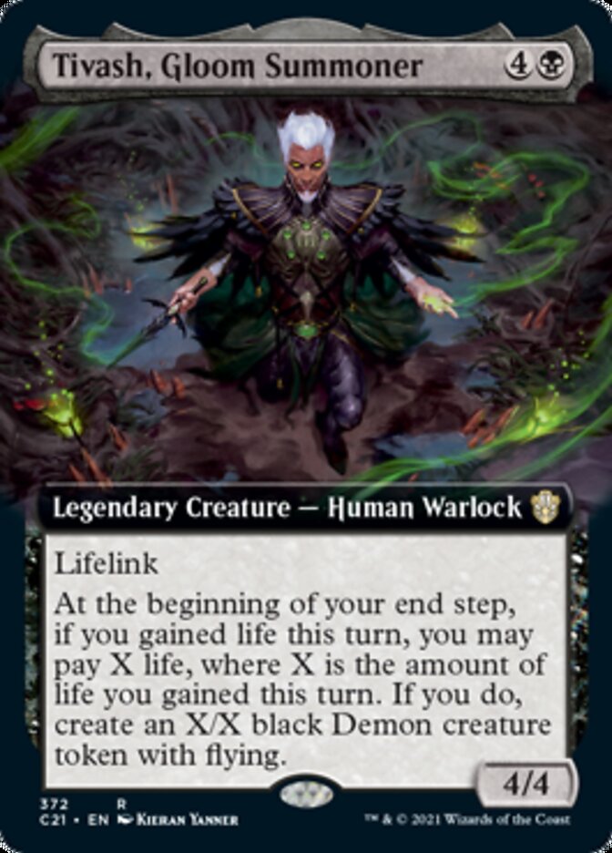 Tivash, Gloom Summoner (Extended) [Commander 2021] | Devastation Store
