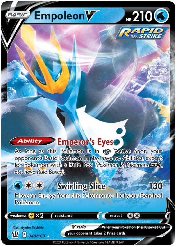 Empoleon V (040/163) [Sword & Shield: Battle Styles] | Devastation Store