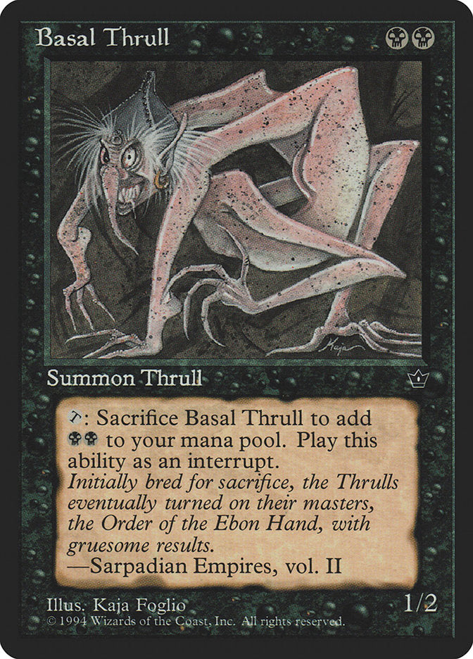 Basal Thrull (Kaja Foglio) [Fallen Empires] - Devastation Store | Devastation Store