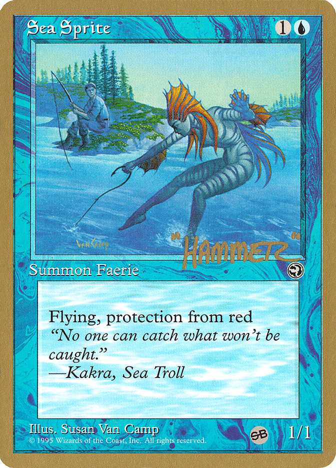 Sea Sprite (Shawn "Hammer" Regnier) (SB) [Pro Tour Collector Set] | Devastation Store