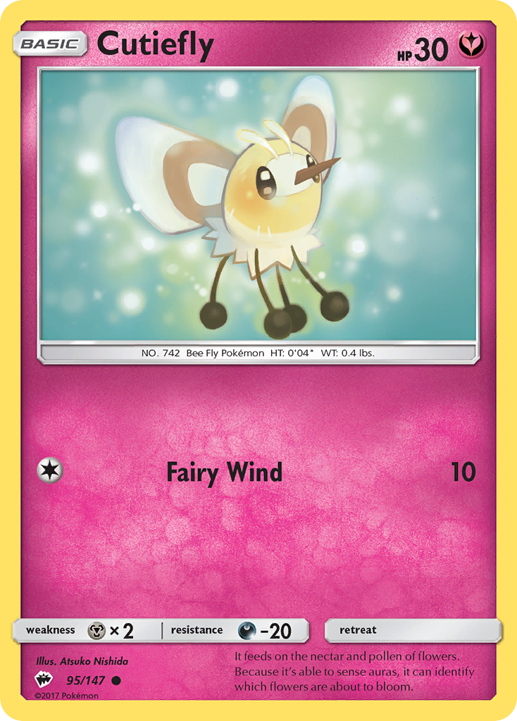 Cutiefly (95/147) [Sun & Moon: Burning Shadows] | Devastation Store