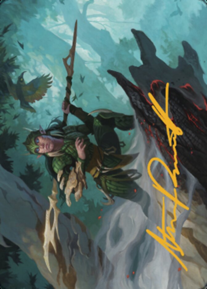 Gwenna, Eyes of Gaea Art Card (Gold-Stamped Signature) [The Brothers' War Art Series] | Devastation Store