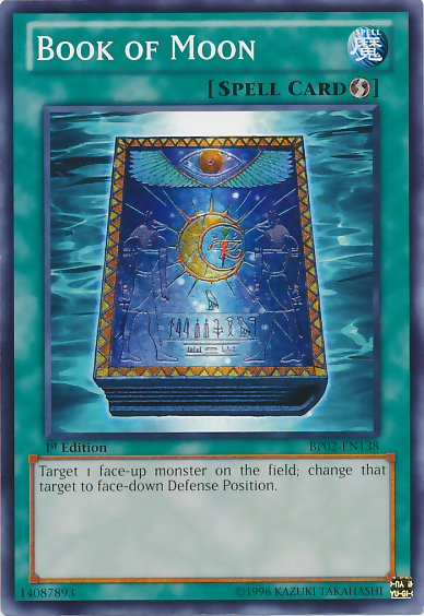 Book of Moon [BP02-EN138] Mosaic Rare | Devastation Store