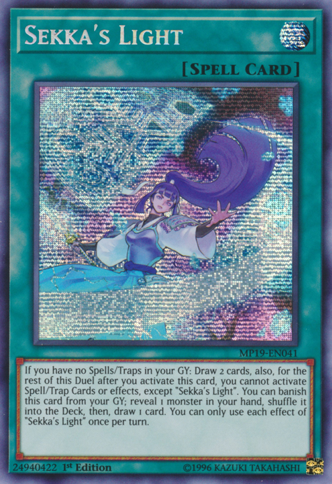 Sekka's Light [MP19-EN041] Prismatic Secret Rare | Devastation Store