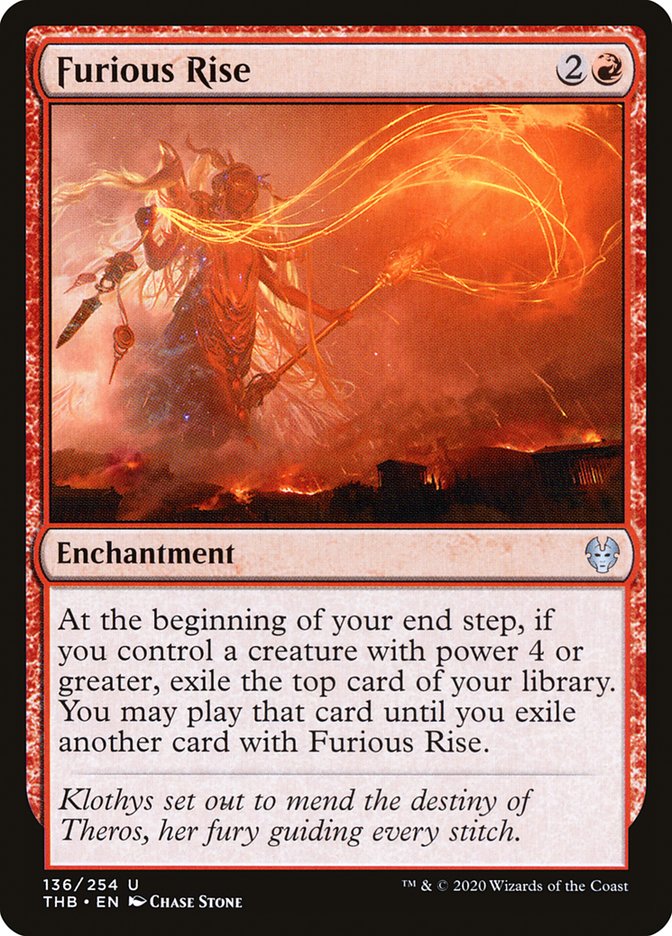Furious Rise [Theros Beyond Death] | Devastation Store
