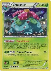 Venusaur (3/108) (Cosmos Holo) (Blister Exclusive) [Black & White: Dark Explorers] | Devastation Store