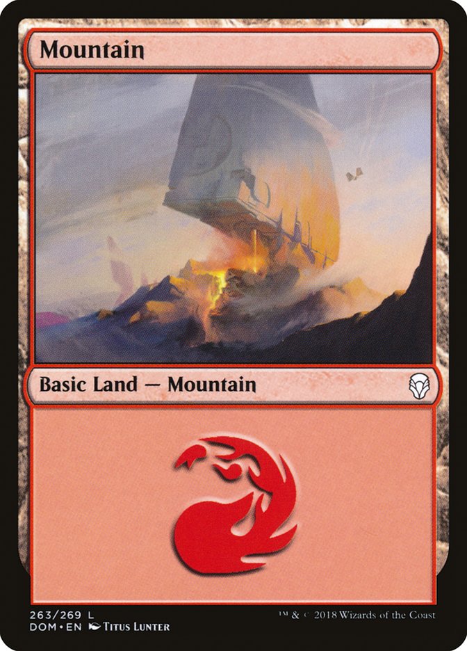 Mountain (263) [Dominaria] - Devastation Store | Devastation Store