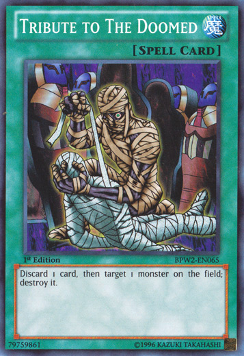 Tribute to The Doomed [BPW2-EN065] Super Rare | Devastation Store