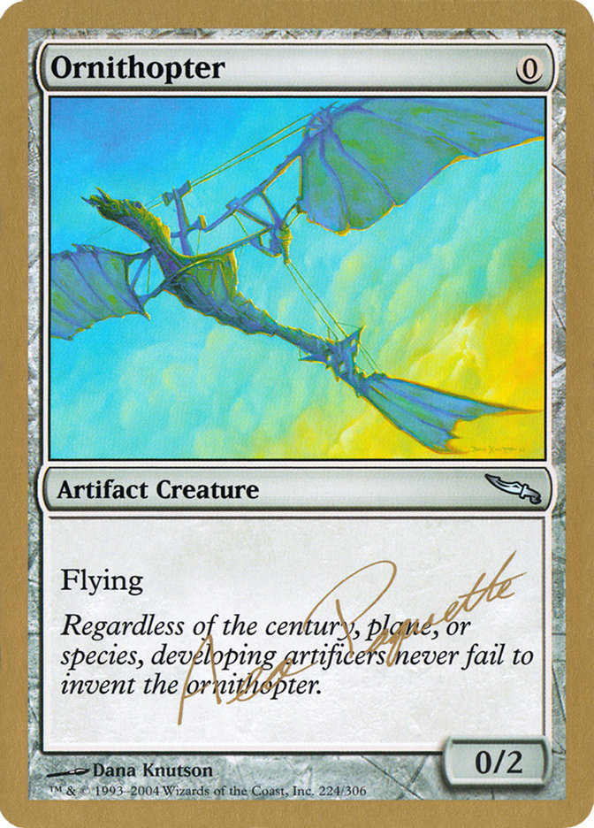 Ornithopter (Aeo Paquette) [World Championship Decks 2004] | Devastation Store