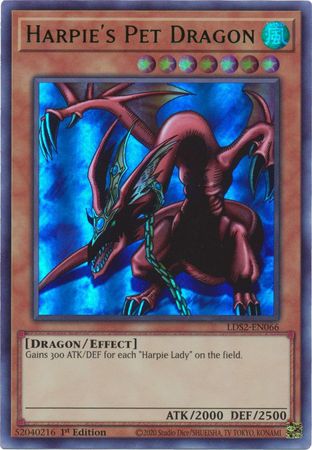 Harpie's Pet Dragon (Green) [LDS2-EN066] Ultra Rare | Devastation Store