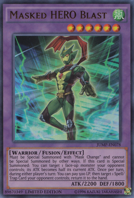 Masked HERO Blast [JUMP-EN078] Ultra Rare | Devastation Store