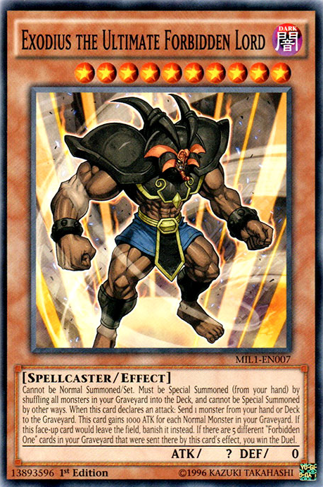 Exodius the Ultimate Forbidden Lord [MIL1-EN007] Common | Devastation Store