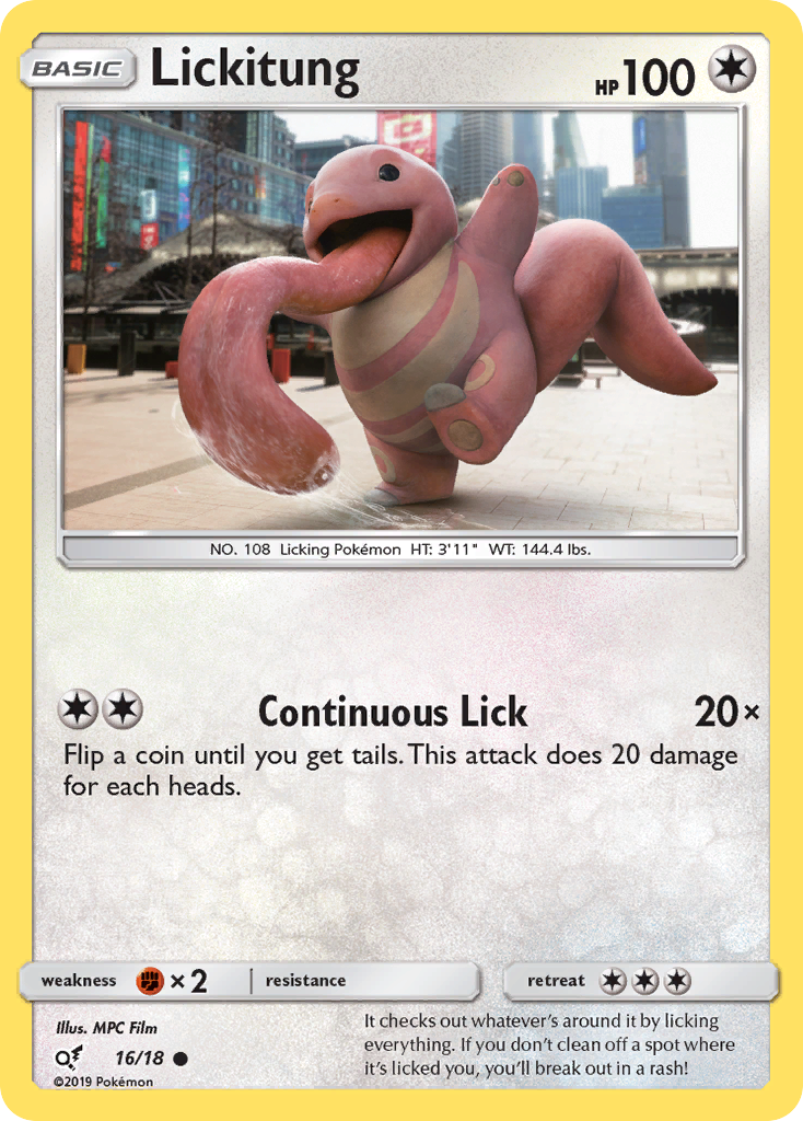 Lickitung (16/18) [Sun & Moon: Detective Pikachu] | Devastation Store
