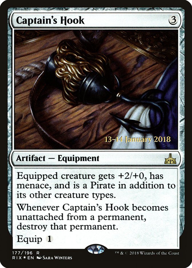 Captain's Hook [Rivals of Ixalan Prerelease Promos] | Devastation Store