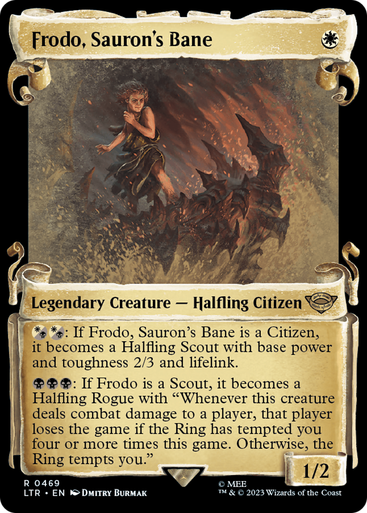Frodo, Sauron's Bane [The Lord of the Rings: Tales of Middle-Earth Showcase Scrolls] | Devastation Store