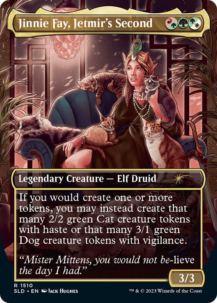 Jinnie Fay, Jetmir's Second // Jinnie Fay, Jetmir's Second [Secret Lair Commander Deck: Raining Cats and Dogs] | Devastation Store