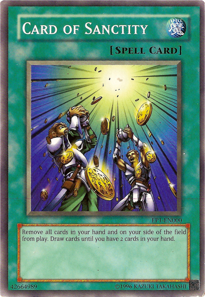 Card of Sanctity (Kids WB Duel of Destiny Promo) [EP1-EN000] Common | Devastation Store