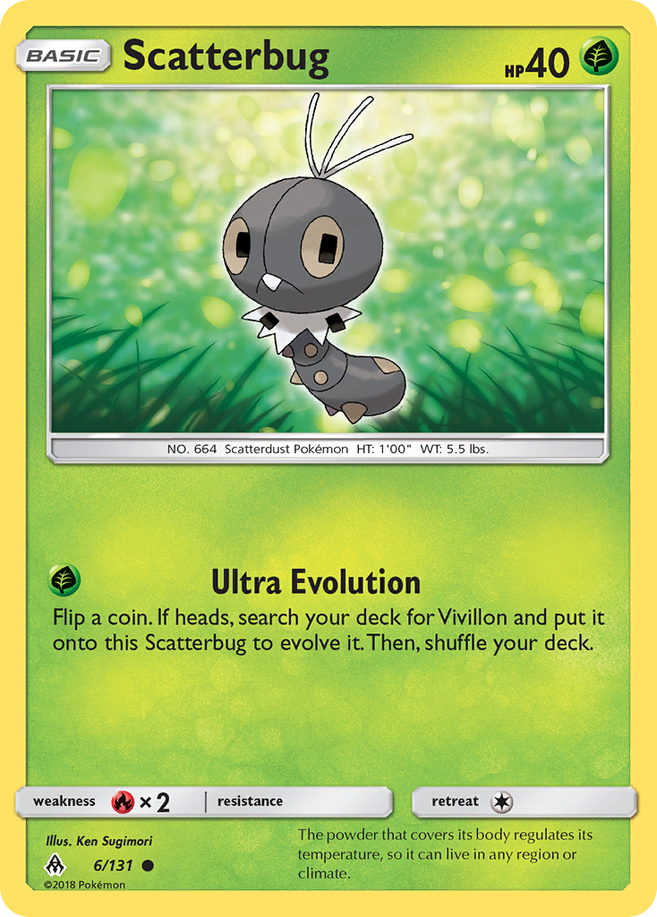 Scatterbug (6/131) [Sun & Moon: Forbidden Light] | Devastation Store