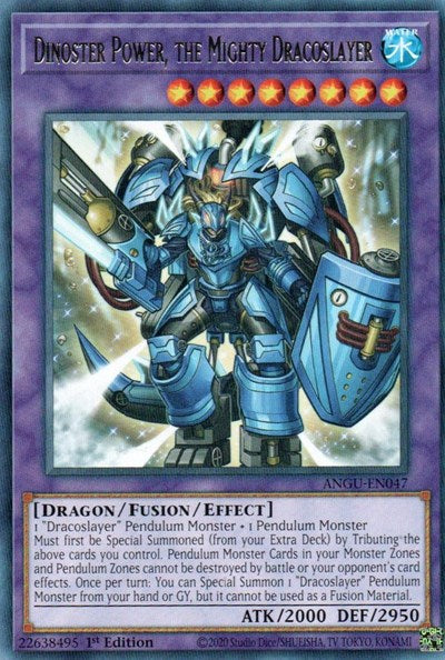 Dinoster Power, the Mighty Dracoslayer (Rare) [ANGU-EN047] Rare | Devastation Store
