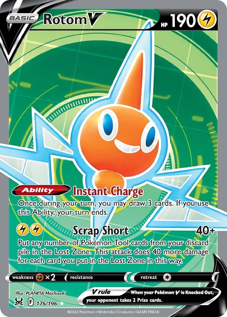 Rotom V (176/196) [Sword & Shield: Lost Origin] | Devastation Store