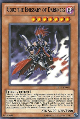 Gorz the Emissary of Darkness (Blue) [DL13-EN013] Rare | Devastation Store