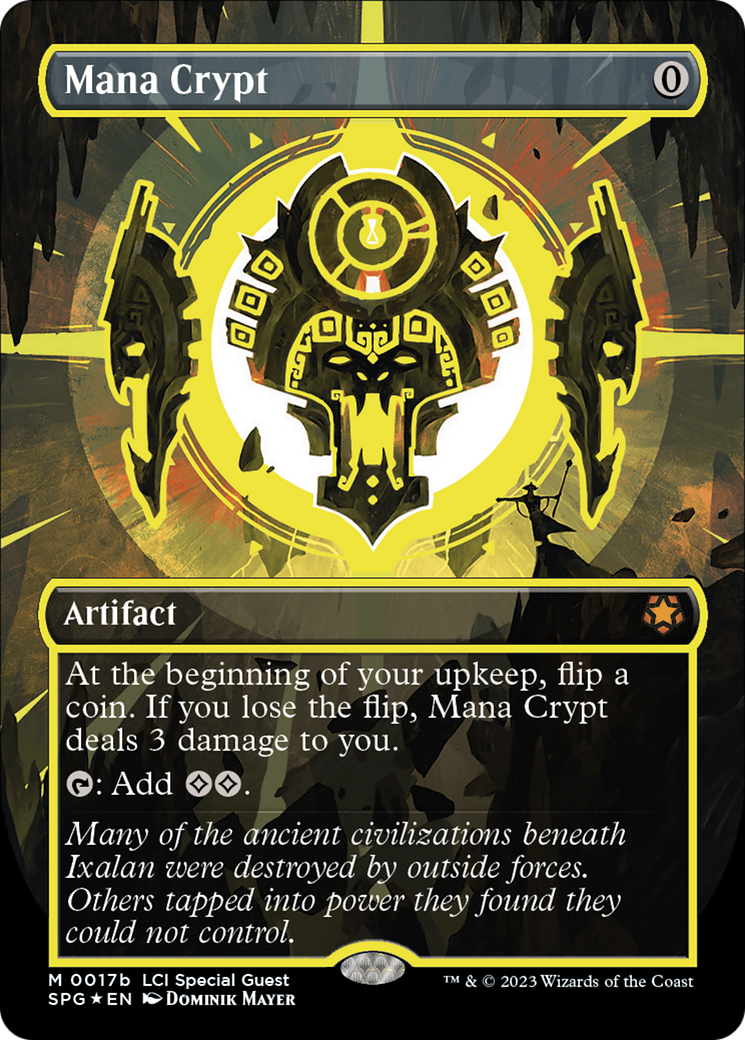 Mana Crypt (0017b) (Borderless) [The Lost Caverns of Ixalan Special Guests] | Devastation Store