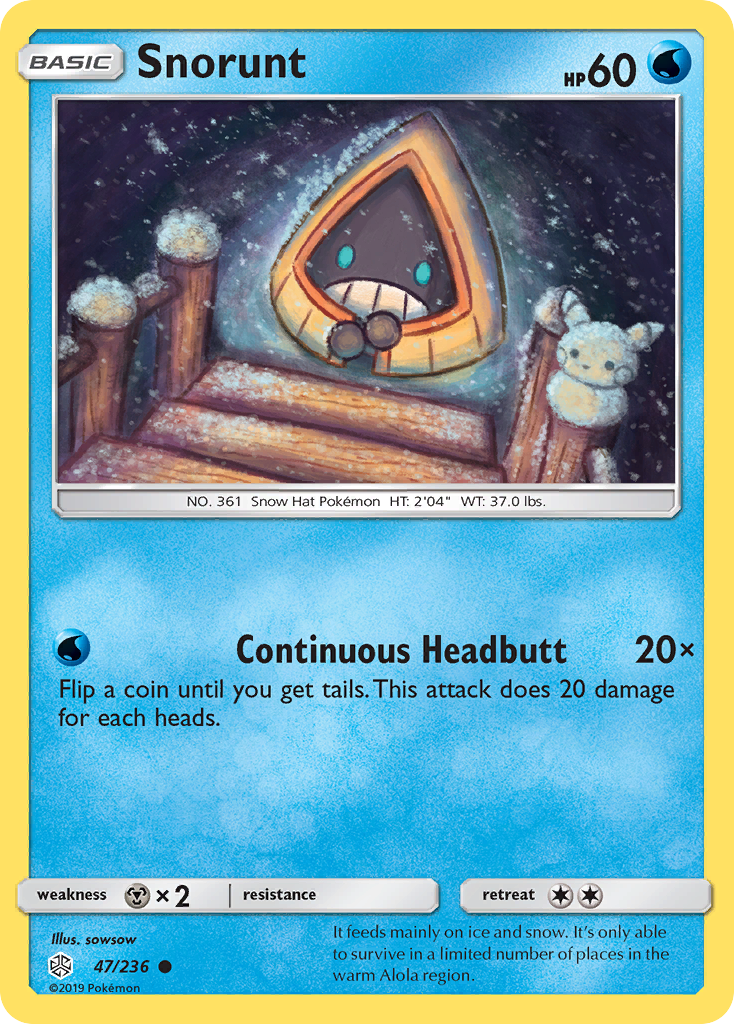 Snorunt (47/236) [Sun & Moon: Cosmic Eclipse] | Devastation Store