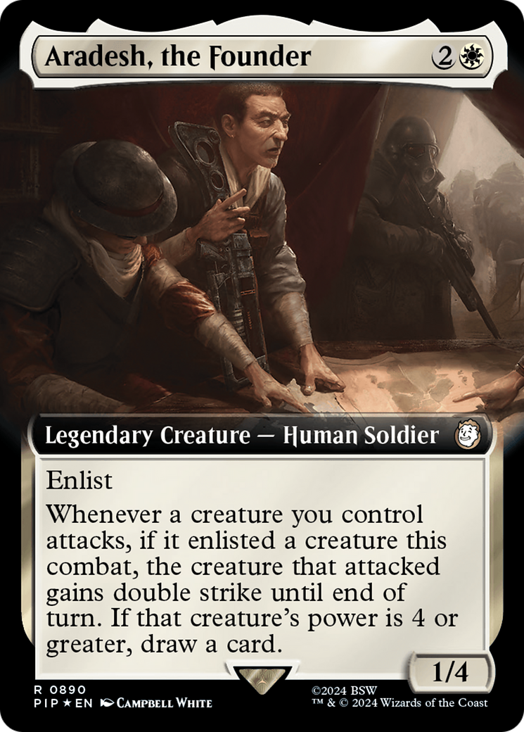 Aradesh, the Founder (Extended Art) (Surge Foil) [Fallout] | Devastation Store