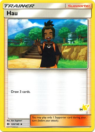 Hau (120/149) (Pikachu Stamp #54) [Battle Academy 2020] | Devastation Store