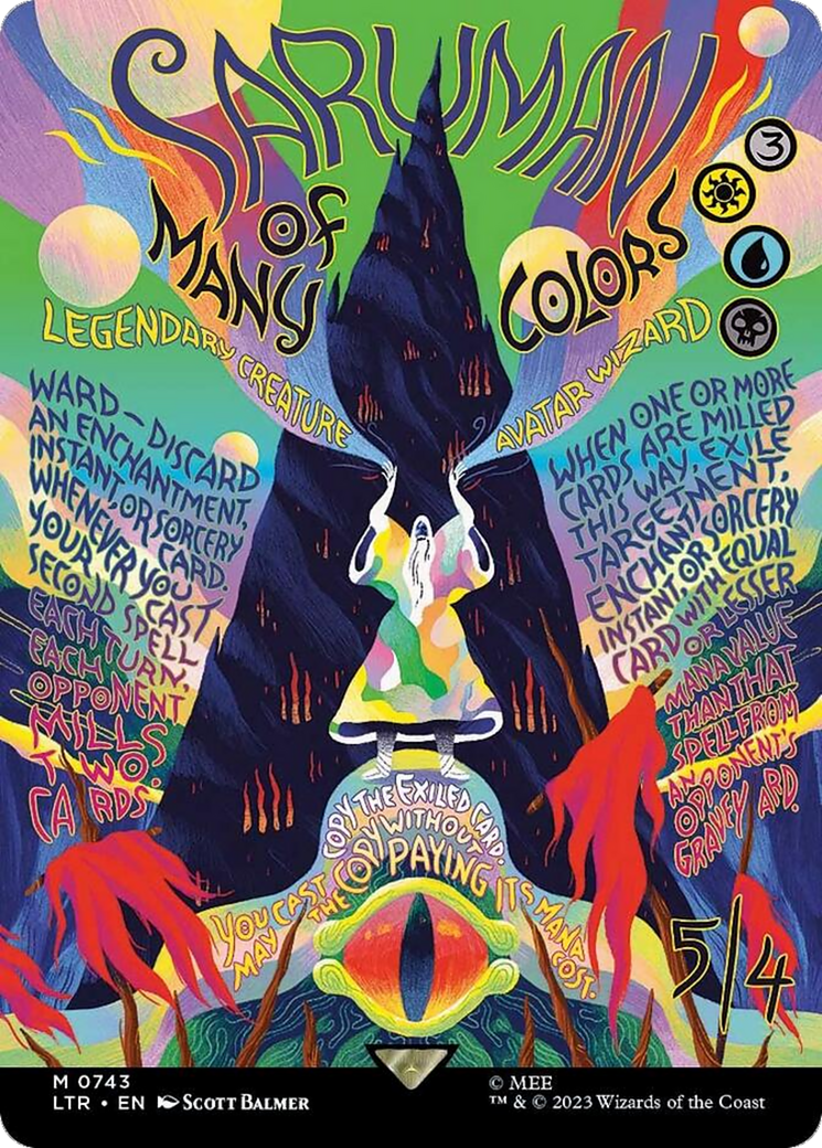Saruman of Many Colors (Borderless Poster) [The Lord of the Rings: Tales of Middle-Earth] | Devastation Store