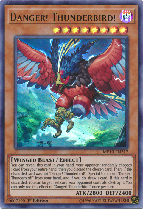 Danger! Thunderbird! [MP19-EN217] Ultra Rare | Devastation Store