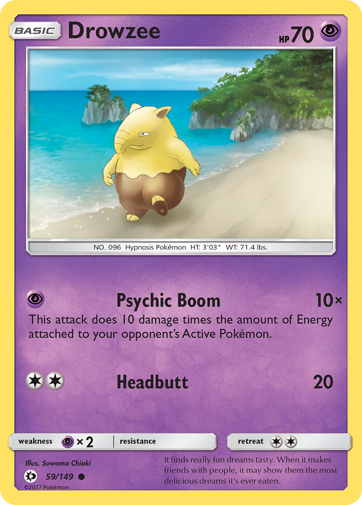 Drowzee (59/149) [Sun & Moon: Base Set] | Devastation Store