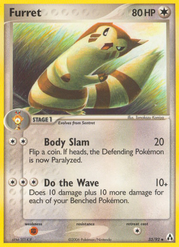 Furret (33/92) [EX: Legend Maker] | Devastation Store