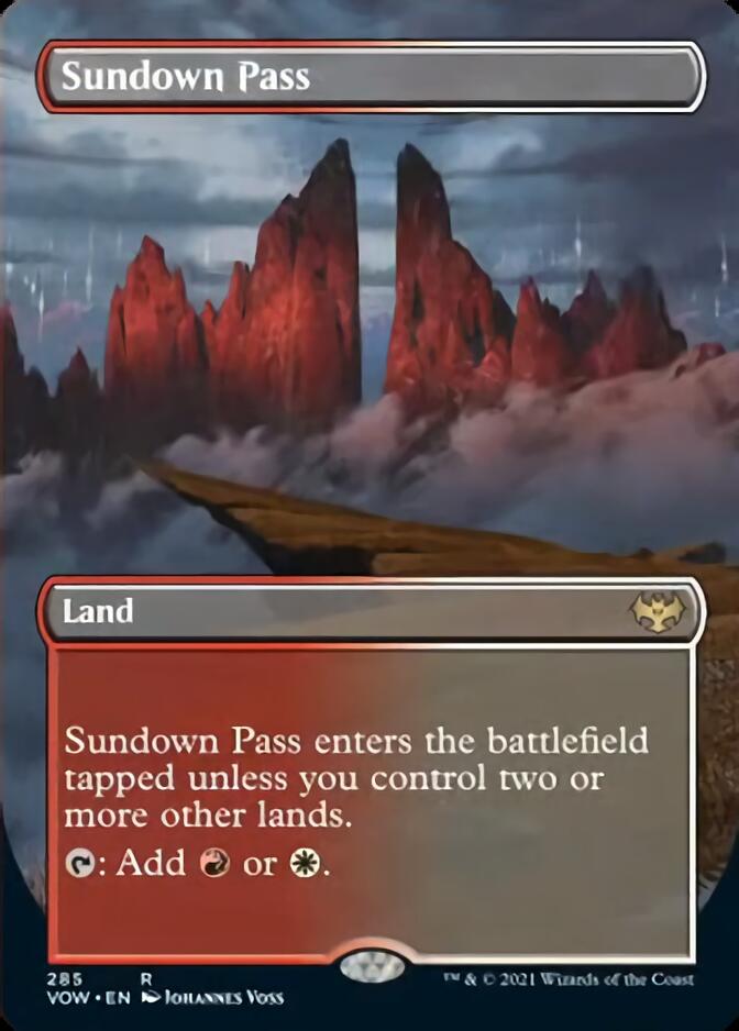 Sundown Pass (Borderless) [Innistrad: Crimson Vow] | Devastation Store