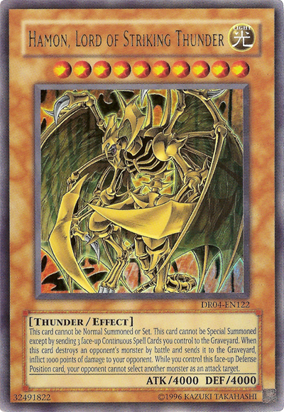 Hamon, Lord of Striking Thunder [DR04-EN122] Ultra Rare | Devastation Store