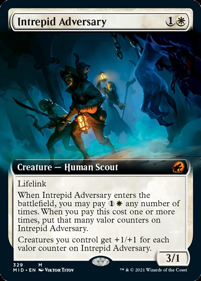 Intrepid Adversary (Extended) [Innistrad: Midnight Hunt] | Devastation Store
