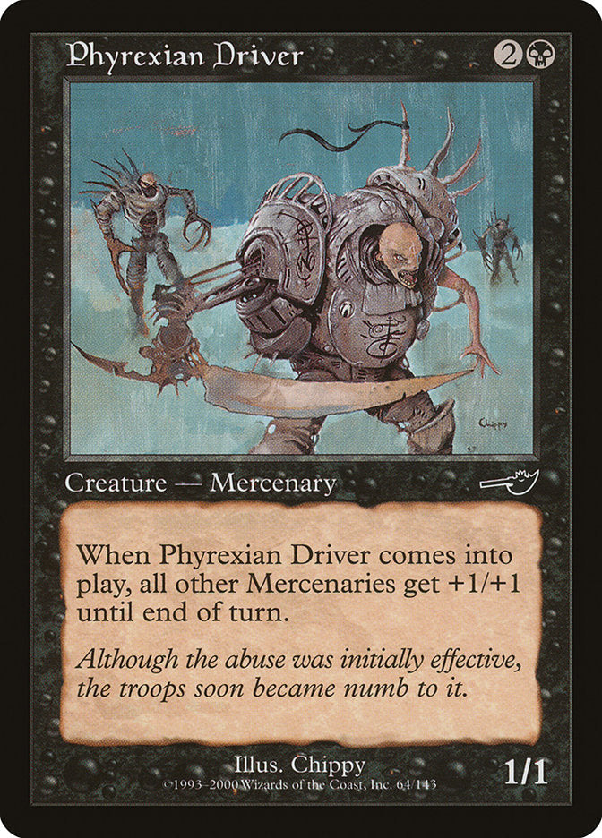 Phyrexian Driver [Nemesis] | Devastation Store