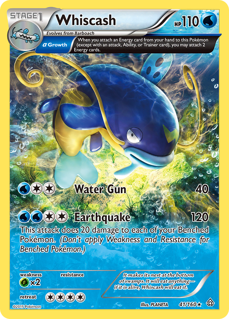 Whiscash (41/160) [XY: Primal Clash] | Devastation Store