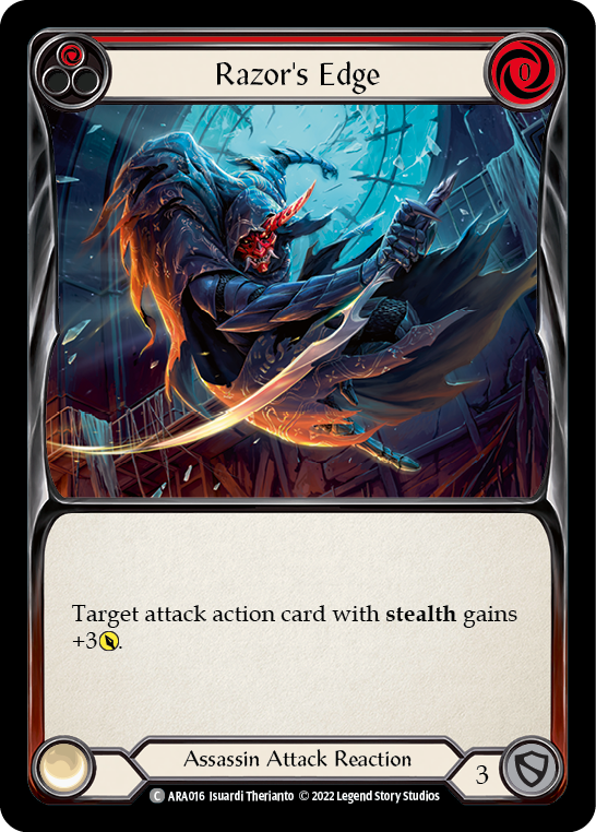 Razor's Edge (Red) [ARA016] (Outsiders Arakni Blitz Deck) | Devastation Store