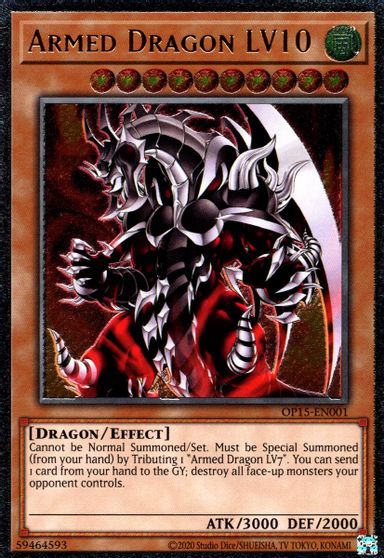 Armed Dragon LV10 [OP15-EN001] Ultimate Rare | Devastation Store