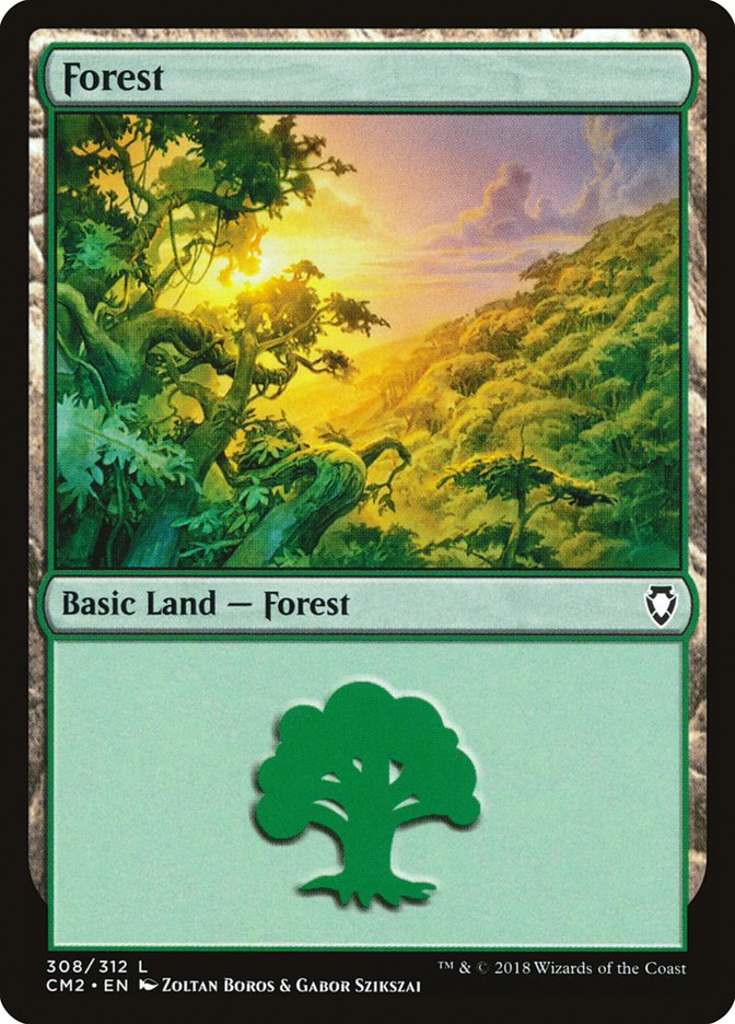 Forest (308) [Commander Anthology Volume II] | Devastation Store