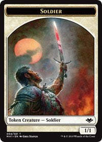 Soldier (004) // Rhino (013) Double-sided Token [Modern Horizons Tokens] | Devastation Store