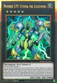 Number S39: Utopia the Lightning [MAGO-EN034] Gold Rare | Devastation Store