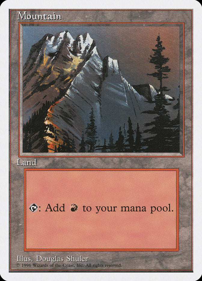 Mountain (Red Sky in the Top Right) [Introductory Two-Player Set] | Devastation Store