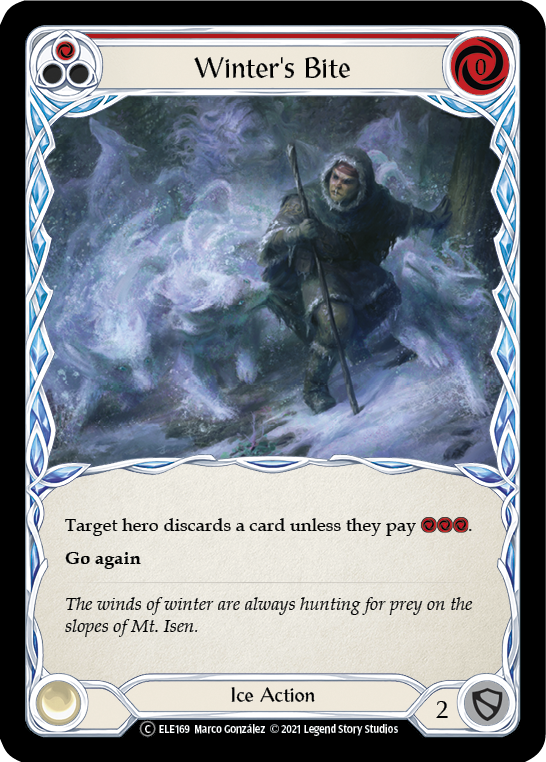 Winter's Bite (Red) [U-ELE169] Unlimited Normal | Devastation Store