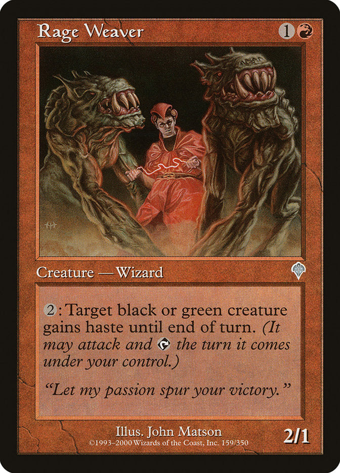 Rage Weaver [Invasion] | Devastation Store