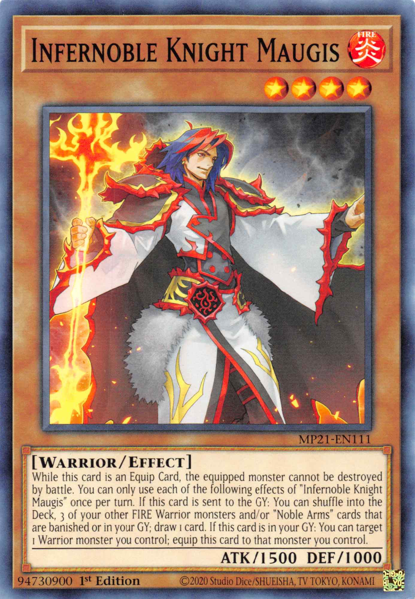 Infernoble Knight Maugis [MP21-EN111] Common | Devastation Store