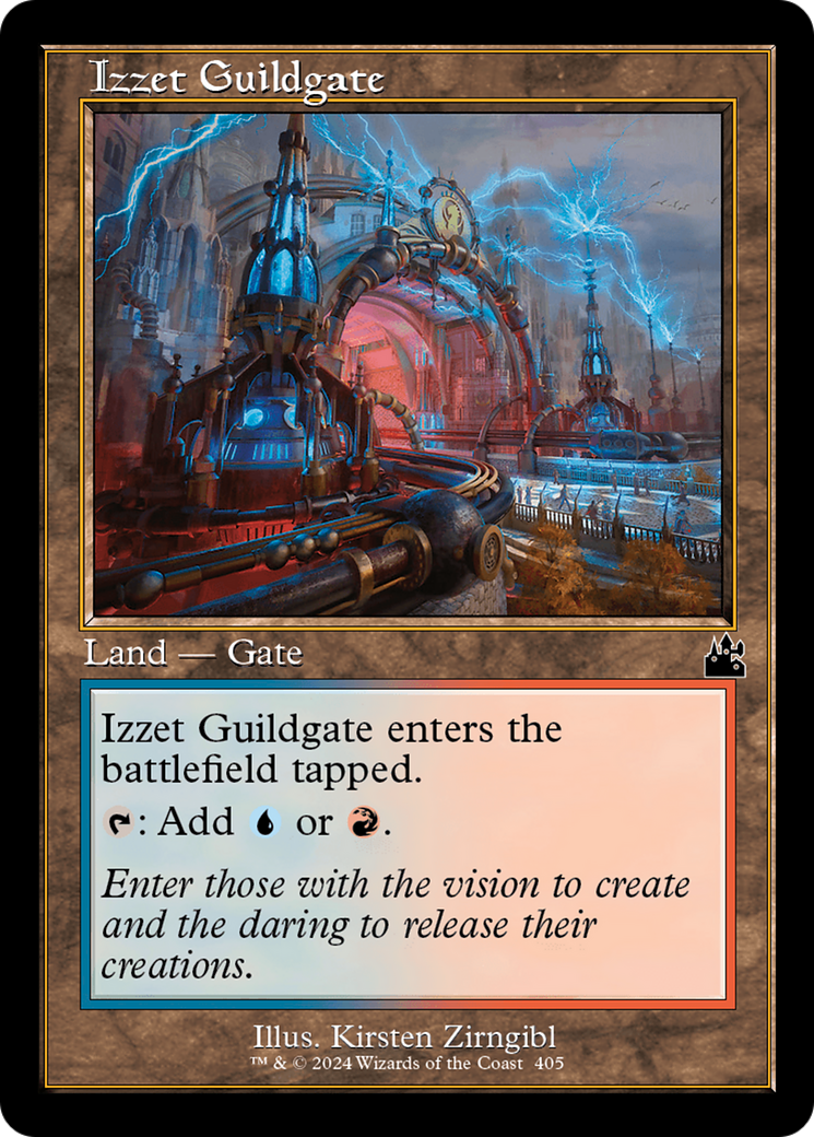 Izzet Guildgate (Retro Frame) [Ravnica Remastered] | Devastation Store