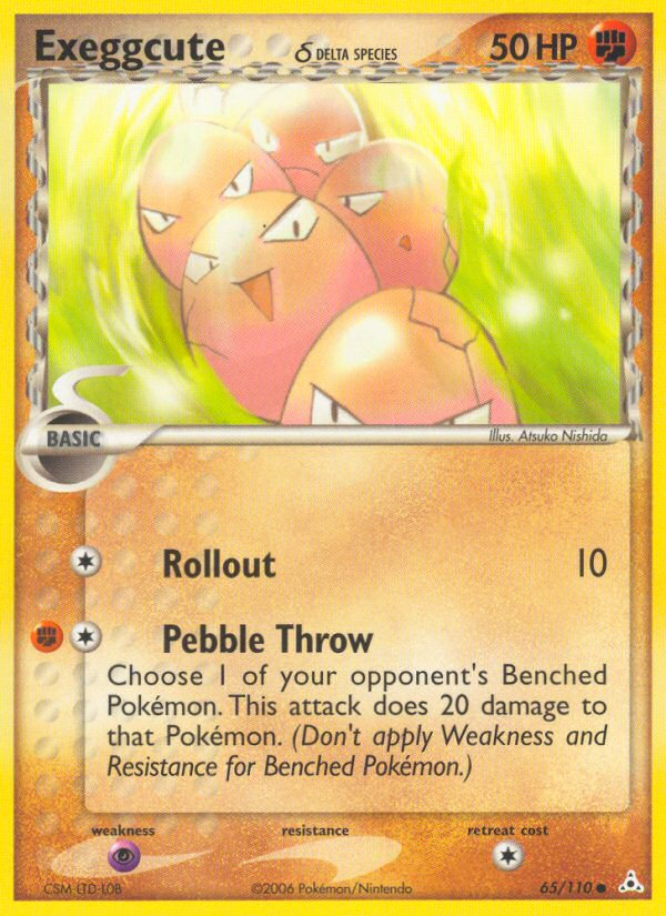 Exeggcute (65/110) (Delta Species) [EX: Holon Phantoms] | Devastation Store